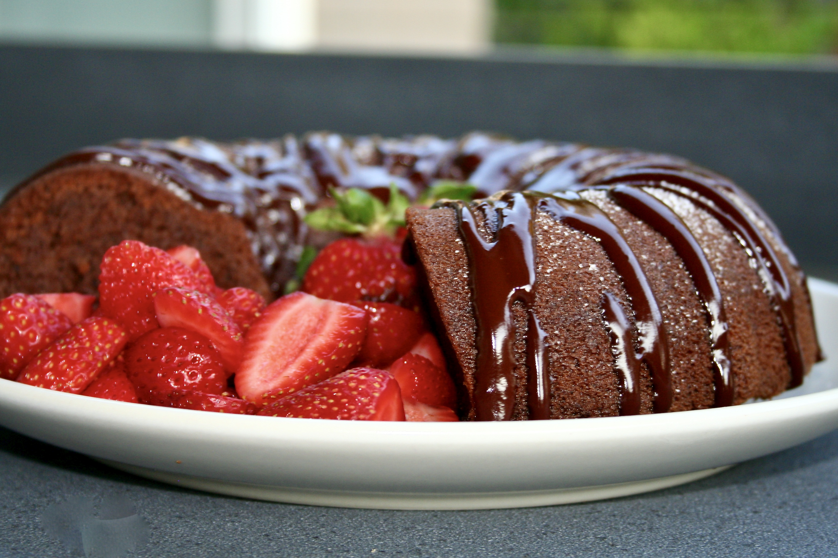 Chocolate Mochi Cake Image